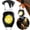 Black-1pc, variant on 8 in 1 Multifunctional Keychain Flashlight, Rechargeable Work Light & Magnetic Carabiner for Camping, Car Repair, Emergency