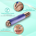 thumbnail image 4 of iMusthav 2 in 1 Eyebrow & Facial Hair Remover for Women Flawless Painless Electric Razor Trimmer Shaver 18K Gold-Plated, Rechargeable, 360° LED, 4 of 8