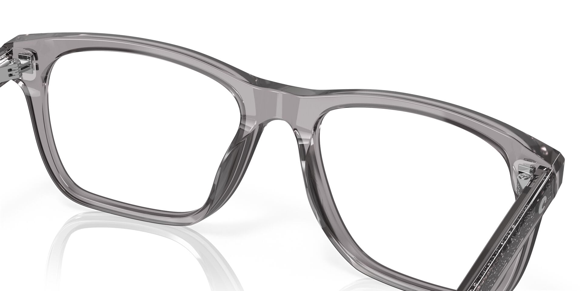 Costa Del Mar MRA 400 Eyeglasses, Size 57 Smoke Crystal Optical Frames with Demo Lenses