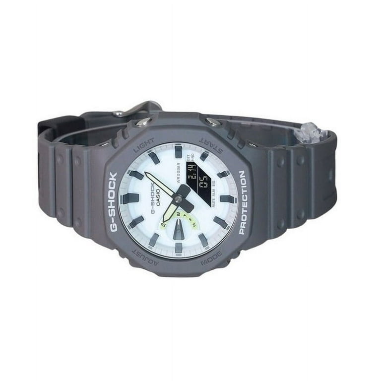 Casio G-SHOCK 2100 Series Men's Quartz White Dial Watch GA2100HD