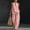 Q3-Pink, variant on Women's Cotton Linen 2 Piece Sets Sleeveless V Neck Halter Top Matching Baggy Wide Leg Pants Set Solid Color Outfit Travel Summer Trendy Vacation Loose-Fit Casual Outfits Tracksuit,Black M