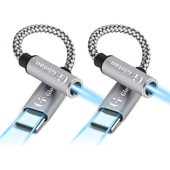 USB C to 3.5mm Adapter for Samsung S21 Ultra, Galaxy S20 Headphone Adapter USB C to Aux Audio Dongle Cable Cord for Galaxy S20 Note 20 Ultra S20+ Note 10+, Google Pixel 5 4 3 XL-2 Pack