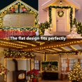 thumbnail image 3 of Joomer Ribbon Christmas Lights, 66ft 200 LED String Lights, 8 Modes Timer Function, Low Voltage Indoor & Outdoor Fairy Twinkle Lights for Home,Garden,Trees, Holiday Decorations(Warm White), 3 of 7