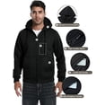 thumbnail image 6 of Pioneer Camp Men's Full Zip Sherpa Lined Jacket with 3 Pockets, 6 of 6