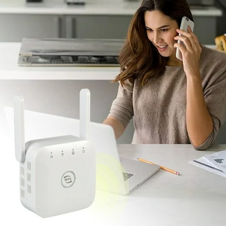 Linjieee 2024 Newest WiFi Extender WiFi Booster WiFi Repeater Covers Up To 3800 Sq.ft And 45 Devices Internet Booster With Port Quick Setup Home Wireless Signal Booster