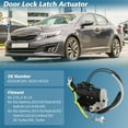 thumbnail image 2 of Actuador de bloqueo de puerta de energía del lado del conductor delantero izquierdo de Unique Bargains para Kia Optima 2013-2014 2.0L L4 No.813114C510 Actuador de pestillo de puerta No.81311-4C510, 2 of 7