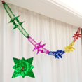 thumbnail image 3 of 2/4/8Pcs New Year Ornaments Xmas Gift Christmas Decor Metalic Foil Garland Ceiling Wreath Hanging Decoration, 3 of 5
