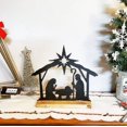 thumbnail image 4 of Adornos de metal para iluminación navideña Candelabro de hierro para Navidad Candelabro para velas de té, 4 of 5