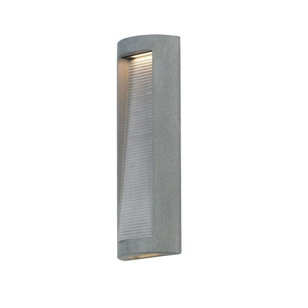 

ET2 Lighting E14384-GSN Boardwalk-12W 2 LED Large Outdoor Wall Mount-7.75 Inches wide by 22 inches high Greystone Greystone Finish