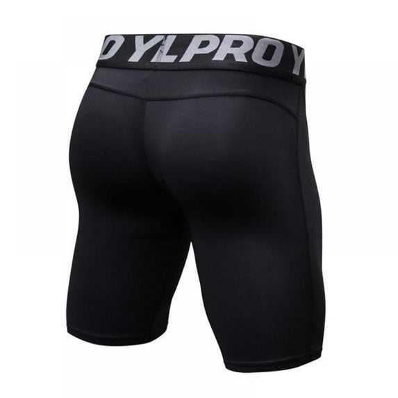 Mens Compression Shorts Summer Letter Print Shorts Bodybuilding Men Shorts Fitness Tights Elasitc Waist Shorts