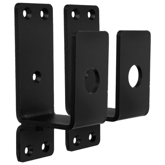 Worgeous 1 Set Door   Bar Holder Brackets For Apartment And Home Heavy Duty U Shaped Bracket For Door Brace And