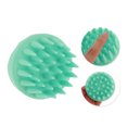thumbnail image 4 of Unique Bargains 1 Pc Handheld Hair Shampoo Brush for Head Massage 3.46"x3.46" Green, 4 of 6