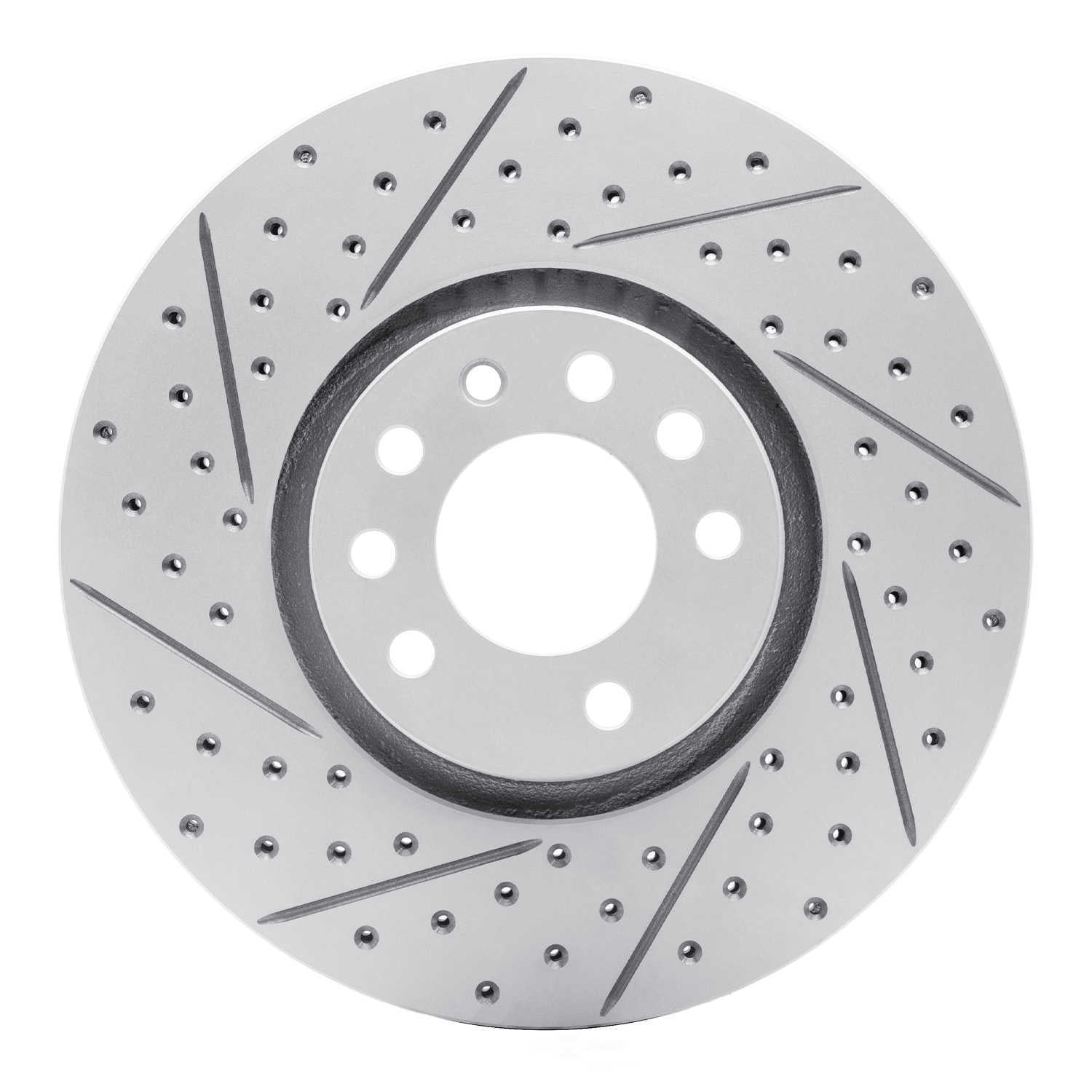 Dynamic Friction Company 830-65019L DFC Geoperformance Rotor - Drilled and Slotted