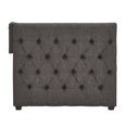 thumbnail image 2 of Weston Home Kenswick Tufted Upholstered Twin Daybed with Trundle, Dark Gray, 2 of 8
