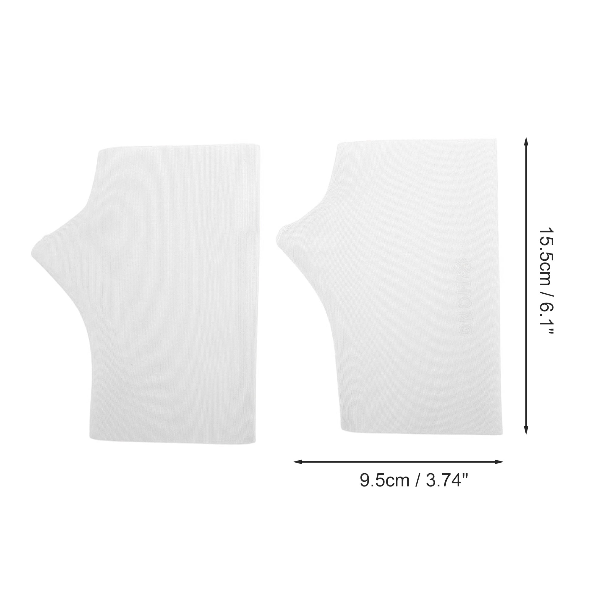 Unique Bargains Elegant Sun Protection Manicure Gloves 1 Pair White