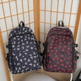 thumbnail image 5 of UJNDER Fashion Lightweight Bow Print Backpack 3 Piece Set for Daily Travel School and Casual Use Versatile Stylish Daypack,Navy,Mid, 5 of 6