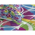 thumbnail image 3 of Ambesonne Hippie Quilted Coverlet 3 Pcs, Peace Activism Theme, King Size, Multicolor, 3 of 4