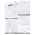 thumbnail image 6 of COOFANDY Men's Cotton Linen Henley T-Shirt Long Sleeve Hippie Casual Beach Tops, 6 of 7