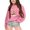 Pink, variant on Tanghaowl Kids Sweatshirts Children Autumn Winter Long Sleeved Christmas Printed Crewneck Hoodie for Boys and Girls Plus Warm Coat Pink 4-5 Years
