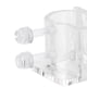 thumbnail image 4 of Abrazaderas De Manguera, Diseño De Doblado En Caliente Acrílico Práctico Conveniente Para Ajustar El Soporte De La Abrazadera Del Tubo Alta Transparencia Con 4 Tornillos, 4 of 7