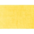 thumbnail image 1 of Ahgly Company Machine Washable Indoor Rectangle Solid Yellow Modern Area Rugs, 6' x 9', 1 of 4