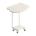 thumbnail image 3 of simhoa End Table Creative Plant Stand Small Side Table for Office Balcony Apartment white, 3 of 8