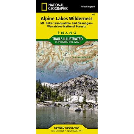 National Geographic Maps: Trails Illustrated: Alpine Lakes Wilderness [mt. Baker-Snoqualmie and Okanogan-Wenatchee National Forests] - Folded