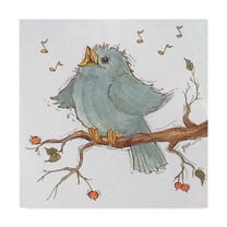 Beverly Johnston 'Blue Song Bird' Canvas Art