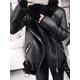 thumbnail image 1 of -abrigos gruesos de piel sintética para mujer, chaqueta empalmada de piel de oveja, prendas de vestir de aviador, invierno, 2023, 1 of 5