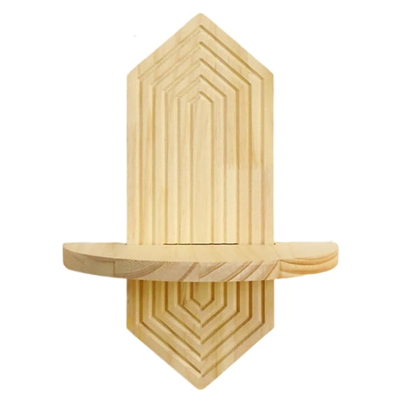 YIEMEEN Creative Bohemians Solid Wood Wall Mounted Shelf For Hanging Plant And Small Decoration With Easy Mounted