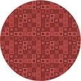 thumbnail image 1 of Ahgly Company Indoor Round Patterned Chilli Pepper Red Area Rugs, 4' Round, 1 of 6