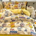 thumbnail image 1 of Disney-cama para niños y adultos, 4 piezas, dibujos animados bonitos, Mickey Mouse, Pooh, oso, juegos de edredones, sábanas para hombres y mujeres, juegos de edredones, 1 of 1