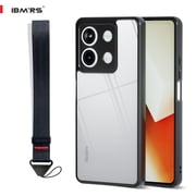 IBMRS [Anti-Scratch Double Coating] For Xiaomi Redmi Note 13 Clear Case, Shockproof Translucent Phone Cover (Camo Black)