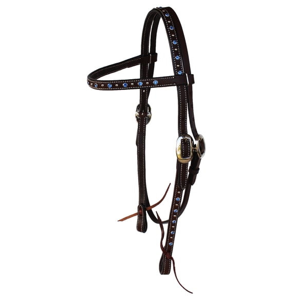 Horse Saddle Tack Bridle Western Leather Headstall  78RT10HB