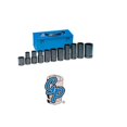 thumbnail image 1 of GY8032 Gris Pneumatique Ensemble de Douilles de Roue de Camion 3/4 Pouces 11 Pcs, 1 of 4