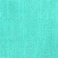 thumbnail image 1 of Ahgly Company Indoor Square Solid Turquoise Blue Modern Area Rugs, 6' Square, 1 of 4