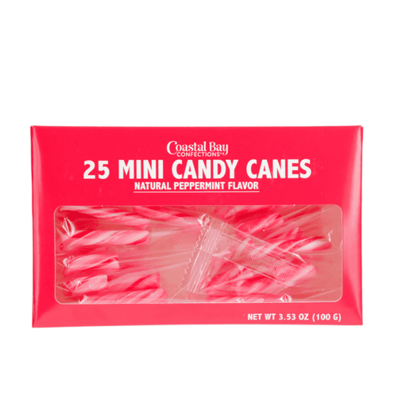 25 MINI CANDY CANES 2 BOXES = 50