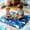 Light Blue-A, variant on Pet Cooling Mat Bear Print Self-Cooling Gel Pad for Dogs Cats Car Seat Bed Crib Outdoor Portable Summer Heat Relief