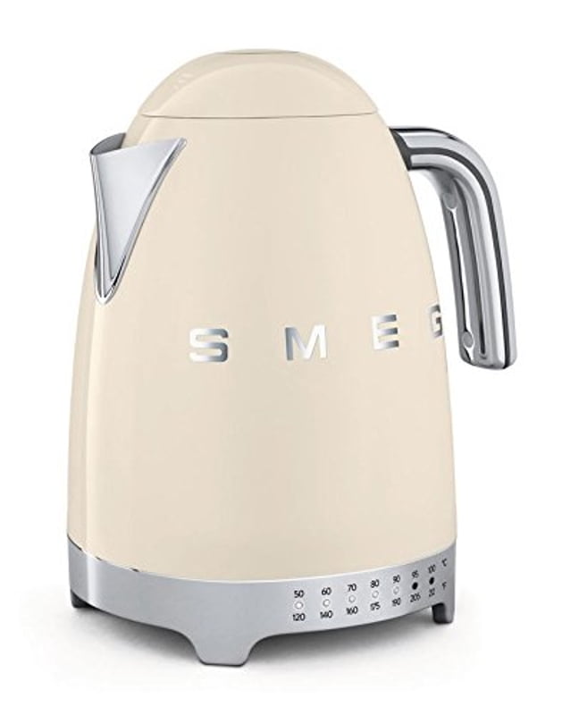 SMEG USA Variable Temperature Tea Kettle Cream