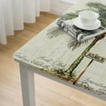 thumbnail image 4 of HAOXIT Retro Palm Tree Tablecloth Waterproof for Rectangle/Square Tablecloth, Rustic Tropical Botanical Summer Beach Table Cloth Cover for Fall Baby Shower Christmas Wedding Party 44''x44'', 4 of 7