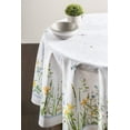 thumbnail image 2 of Maison d' Hermine Fleurs De Mai 100% Cotton Tablecloth for Kitchen Dining | Tabletop | Decoration | Parties | Weddings | Spring/Summer (Round, 69 Inch)., 2 of 5