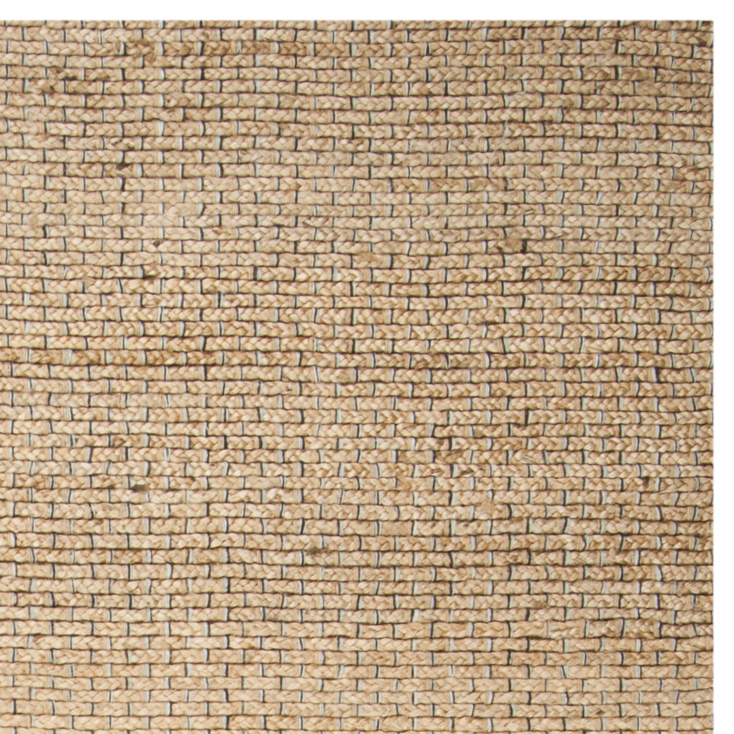 SAFAVIEH Natural Fiber Garrett Braided Jute Runner Rug, Natural, 2'6" x 12'