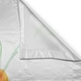 thumbnail image 3 of Ambesonne Garden Kitchen Curtains, Daffodils in Watercolors, 55"x39", Orange Green, 3 of 3