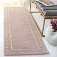 thumbnail image 2 of SAFAVIEH Bella Danita Bordered Wool Runner Rug, Light Pink/Ivory, 2'3" x 5', 2 of 11