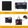 thumbnail image 3 of Rose Crystal Luminescence Picnic Blanket Waterproof Outdoor Beach Blanket Hand-held Pad Suitable for Travel, Camping, Beach, Family Gatherings, 3 of 7