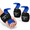 Blue, variant on Blue Padded Weight Lifting Straps with Hooks for Men and Women Deadlift Powerlifting