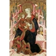 thumbnail image 2 of Burnham Master 17x24 Black Ornate Framed Double Matted Museum Art Print Titled: Virgin and Child Enthroned with Angels Making Music (ca. 1430), 2 of 5