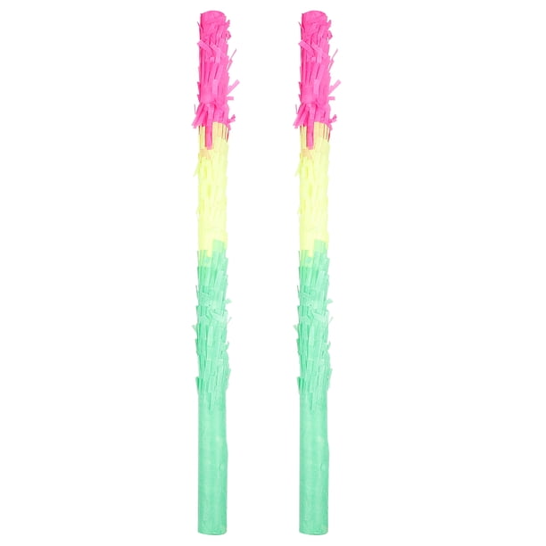 KAKOWELY 2 palitos de piñata de fácil agarre, suministros para fiestas de cumpleaños infantiles.