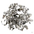 thumbnail image 1 of 200 Piezas De Clips De Metal Con Correas De PVC Transparentes Para Tarjetas De Identificación Y Porta Credenciales Sunnimix Soporte para clips de placa de hierro, 1 of 8