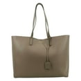 thumbnail image 4 of Pre-Owned East/West Leather Shopping Tote Bag Beige, 4 of 15